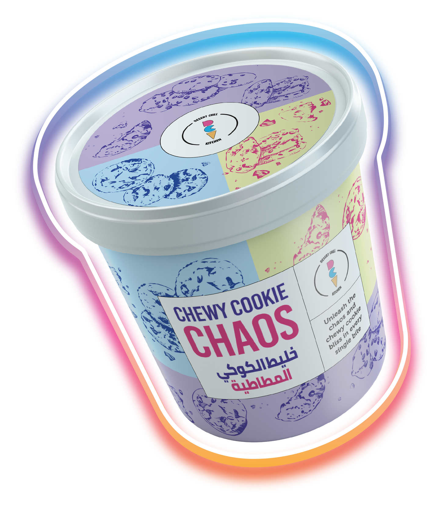 Chewy Cookie Chaos Ice Cream - 475ML
