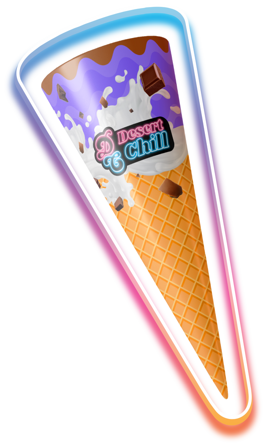 Ice Cream Cone - Double Chocolate - 4 Pack