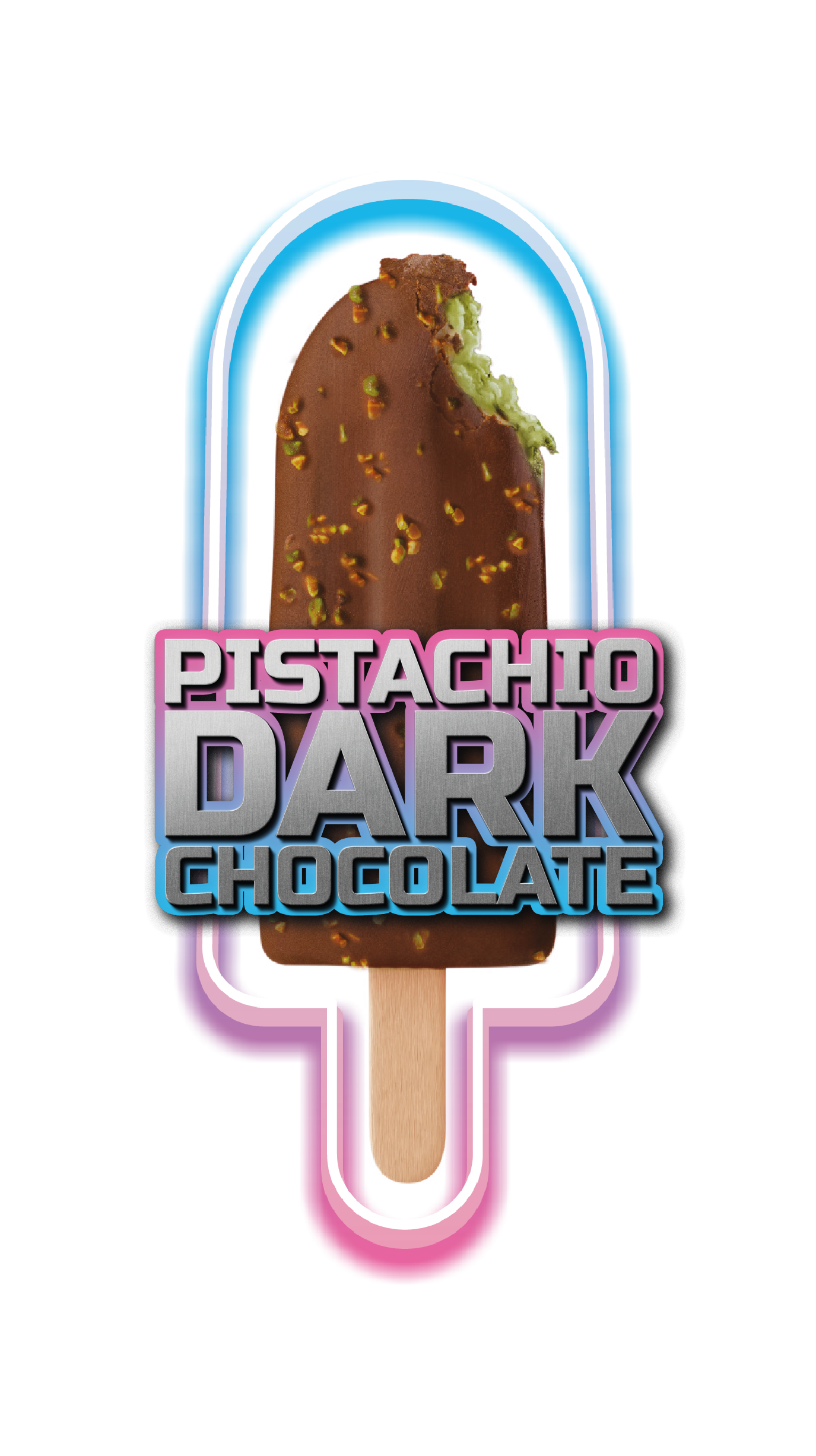 Platinum Stick - Pistachio Dark Chocolate - 6 Pack