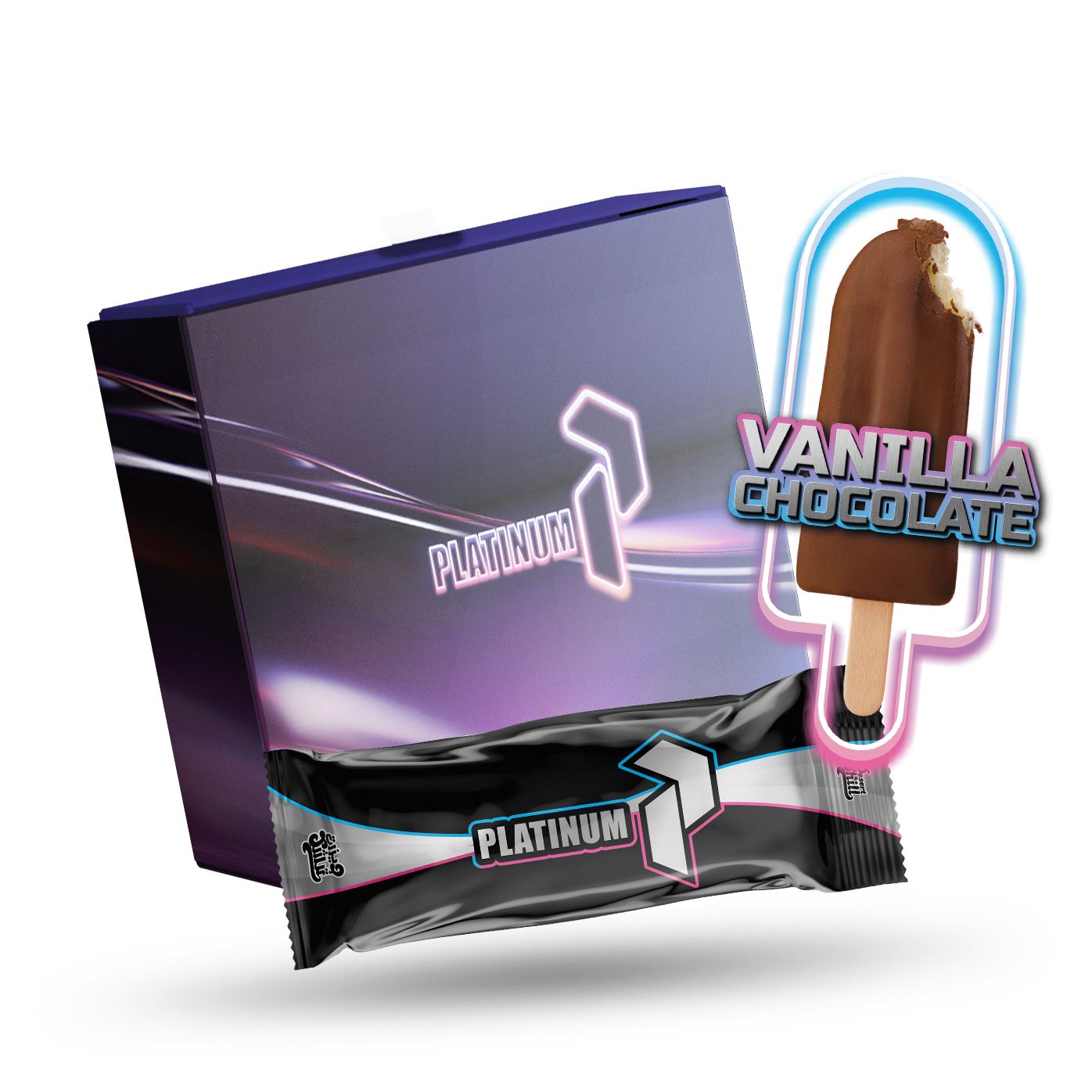 Platinum Stick - Vanilla Chocolate - 6 Pack