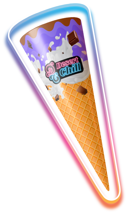 Ice Cream Cone - Double Chocolate - 4 Pack