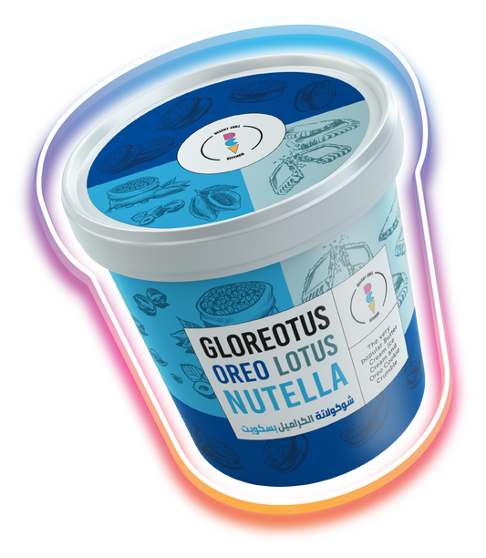 Gloreotus Orea Lotus Nutella Ice Cream - 475 ML