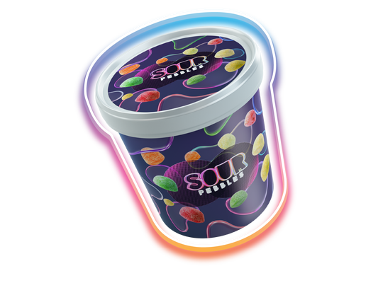 Sour Pebbles Ice Cream - 475ml