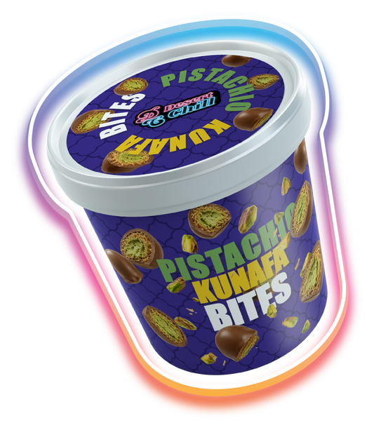 Pistachio Kunafa Bites Ice Cream - 475ml