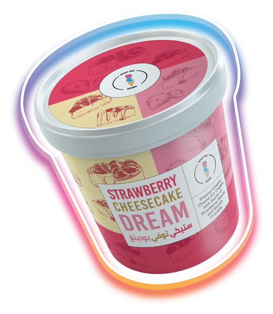 Strawberry Cheesecake Dream Ice Cream - 475 ML